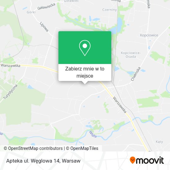 Mapa Apteka ul. Węglowa 14