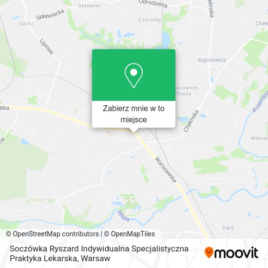 Mapa Soczówka Ryszard Indywidualna Specjalistyczna Praktyka Lekarska