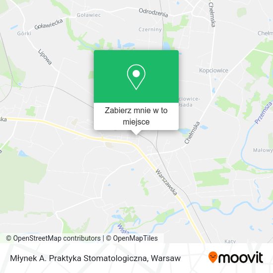 Mapa Młynek A. Praktyka Stomatologiczna