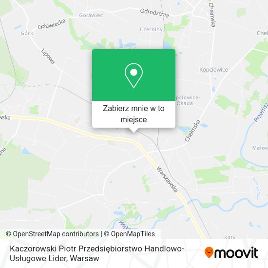 Mapa Kaczorowski Piotr Przedsiębiorstwo Handlowo-Usługowe Lider