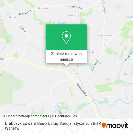 Mapa Drabczyk Edward Biuro Usług Specjalistycznych BHP