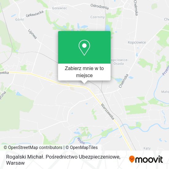 Mapa Rogalski Michał. Pośrednictwo Ubezpieczeniowe