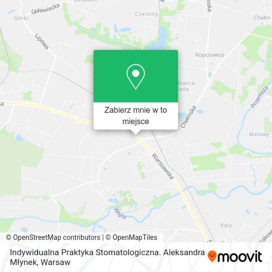 Mapa Indywidualna Praktyka Stomatologiczna. Aleksandra Młynek