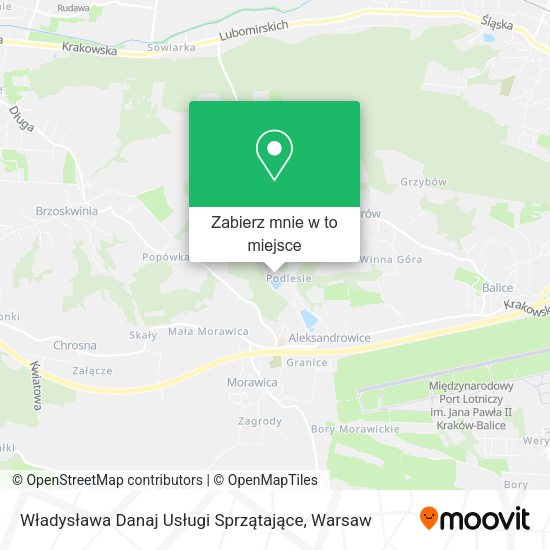 Mapa Władysława Danaj Usługi Sprzątające