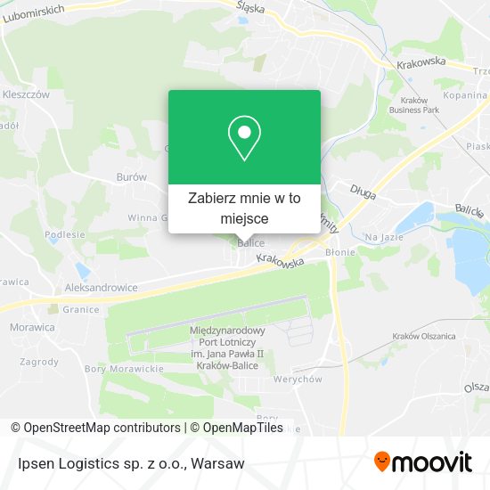 Mapa Ipsen Logistics sp. z o.o.