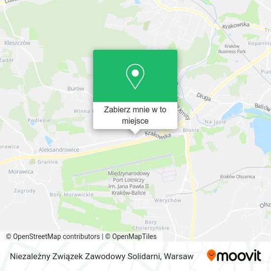 Mapa Niezależny Związek Zawodowy Solidarni