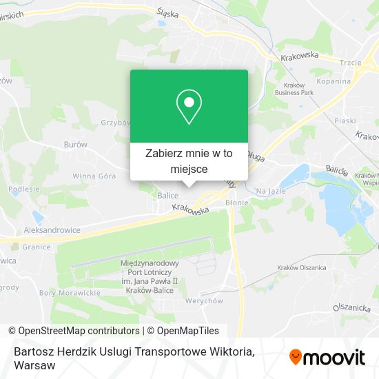 Mapa Bartosz Herdzik Uslugi Transportowe Wiktoria