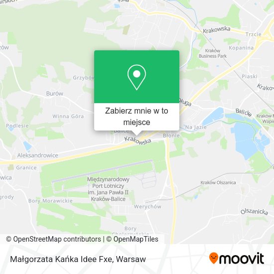 Mapa Małgorzata Kańka Idee Fxe