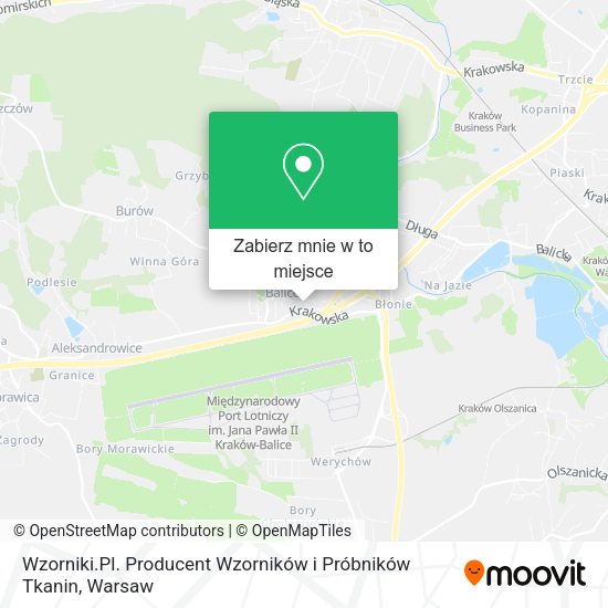 Mapa Wzorniki.Pl. Producent Wzorników i Próbników Tkanin