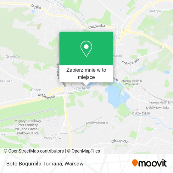 Mapa Boto Bogumiła Tomana