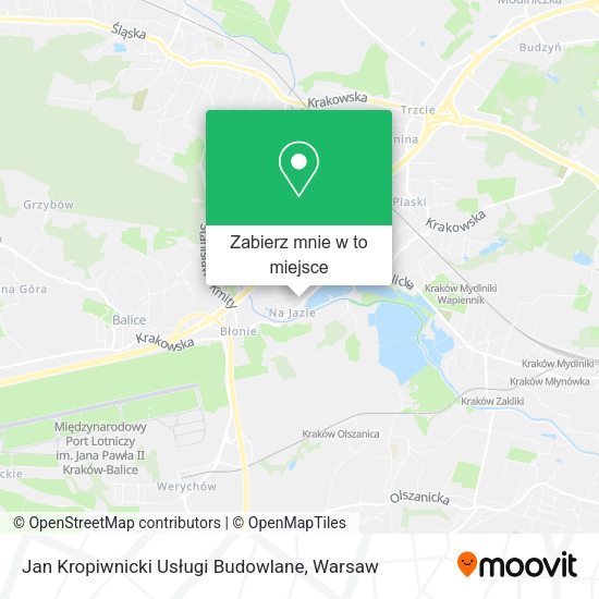 Mapa Jan Kropiwnicki Usługi Budowlane