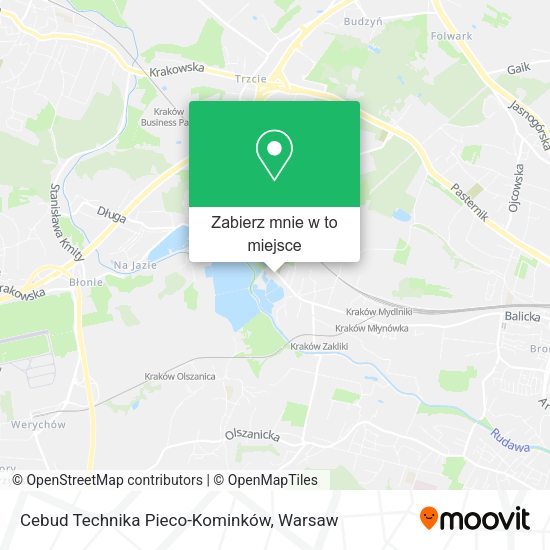 Mapa Cebud Technika Pieco-Kominków