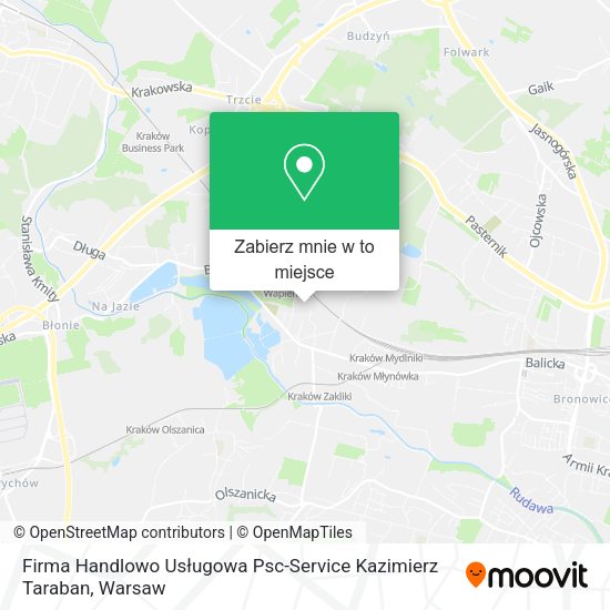 Mapa Firma Handlowo Usługowa Psc-Service Kazimierz Taraban