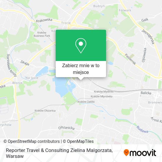 Mapa Reporter Travel & Consulting Zielina Malgorzata