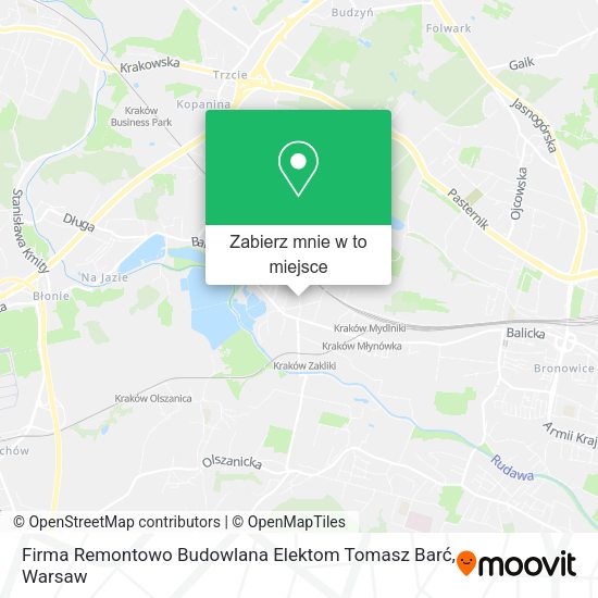 Mapa Firma Remontowo Budowlana Elektom Tomasz Barć