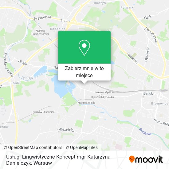 Mapa Usługi Lingwistyczne Koncept mgr Katarzyna Danielczyk