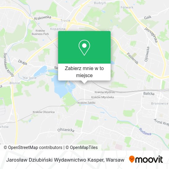 Mapa Jarosław Dziubiński Wydawnictwo Kasper