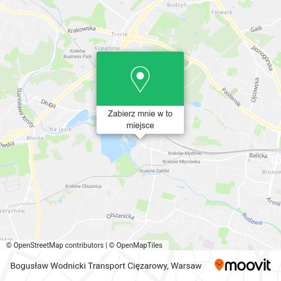 Mapa Bogusław Wodnicki Transport Cięzarowy