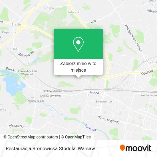 Mapa Restauracja Bronowicka Stodoła