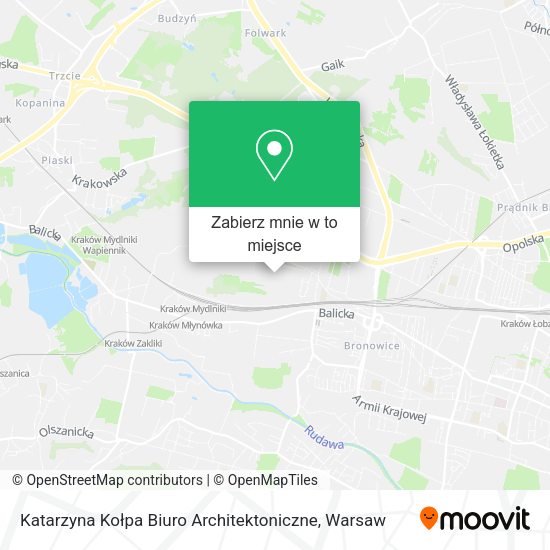 Mapa Katarzyna Kołpa Biuro Architektoniczne