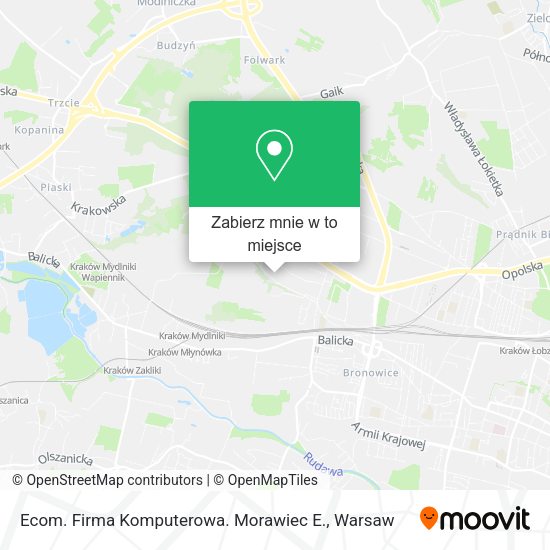 Mapa Ecom. Firma Komputerowa. Morawiec E.