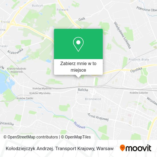 Mapa Kołodziejczyk Andrzej. Transport Krajowy