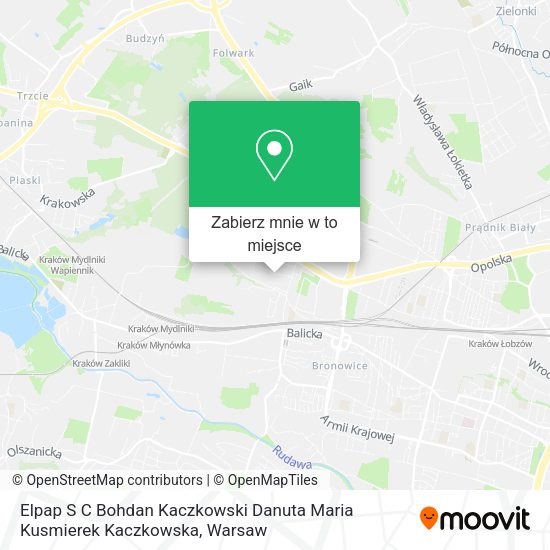 Mapa Elpap S C Bohdan Kaczkowski Danuta Maria Kusmierek Kaczkowska