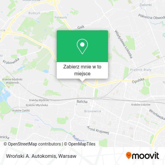 Mapa Wroński A. Autokomis