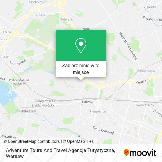 Mapa Adventure Tours And Travel Agencja Turystyczna