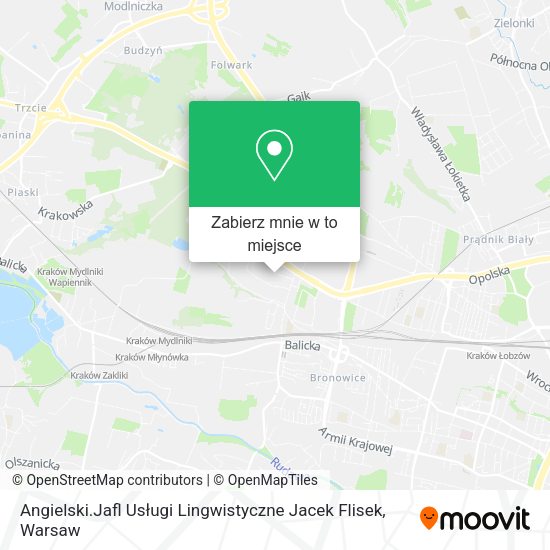 Mapa Angielski.Jafl Usługi Lingwistyczne Jacek Flisek