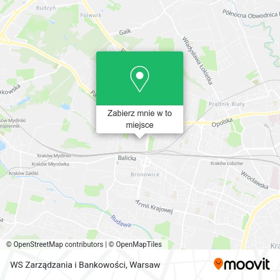 Mapa WS Zarządzania i Bankowości