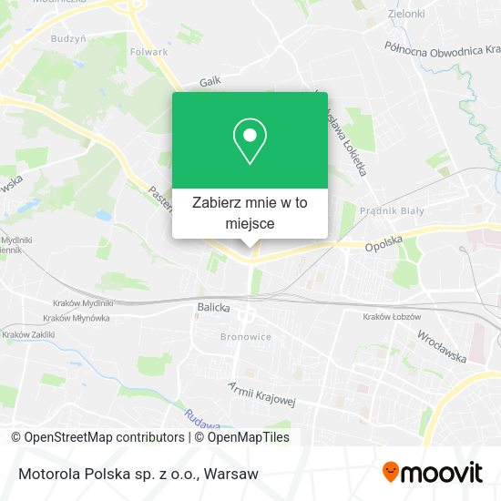 Mapa Motorola Polska sp. z o.o.