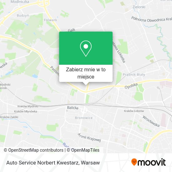 Mapa Auto Service Norbert Kwestarz