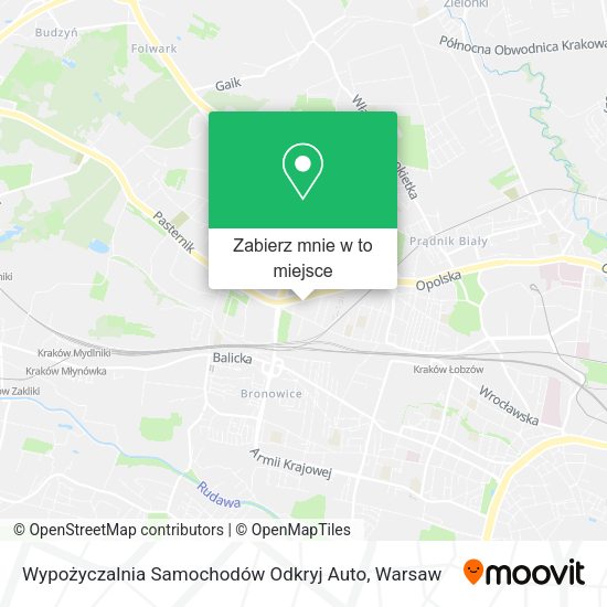 Mapa Wypożyczalnia Samochodów Odkryj Auto