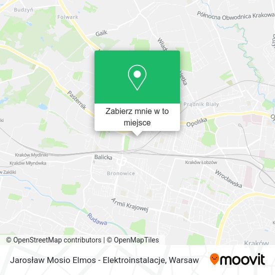 Mapa Jarosław Mosio Elmos - Elektroinstalacje