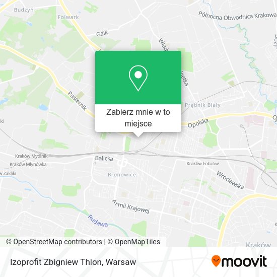 Mapa Izoprofit Zbigniew Thlon