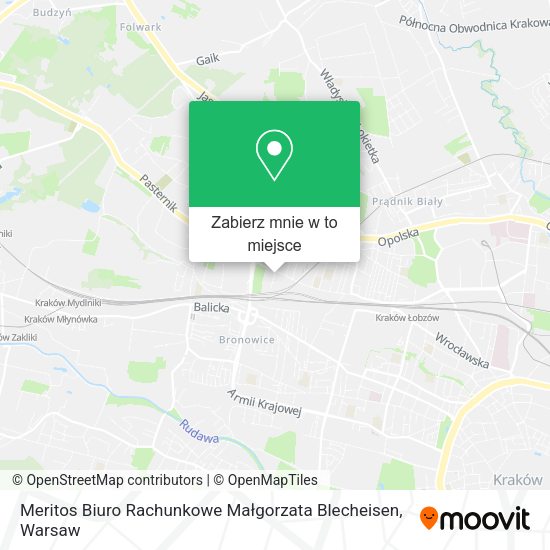 Mapa Meritos Biuro Rachunkowe Małgorzata Blecheisen