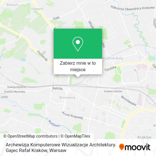 Mapa Archewizja Komputerowe Wizualizacje Architektury. Gajec Rafał Kraków