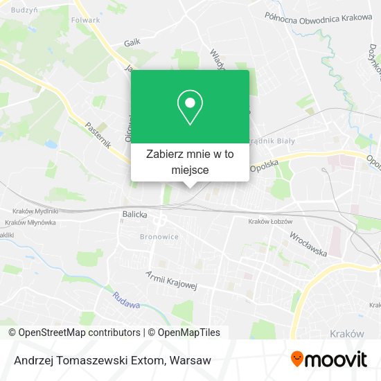 Mapa Andrzej Tomaszewski Extom