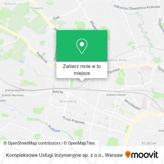 Mapa Kompleksowe Usługi Inżynieryjne sp. z o.o.