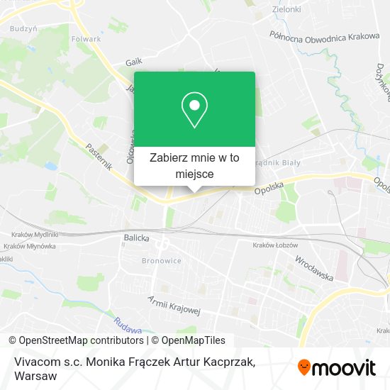 Mapa Vivacom s.c. Monika Frączek Artur Kacprzak