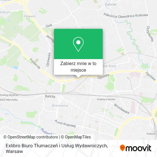 Mapa Exlibro Biuro Tłumaczeń i Usług Wydawniczych