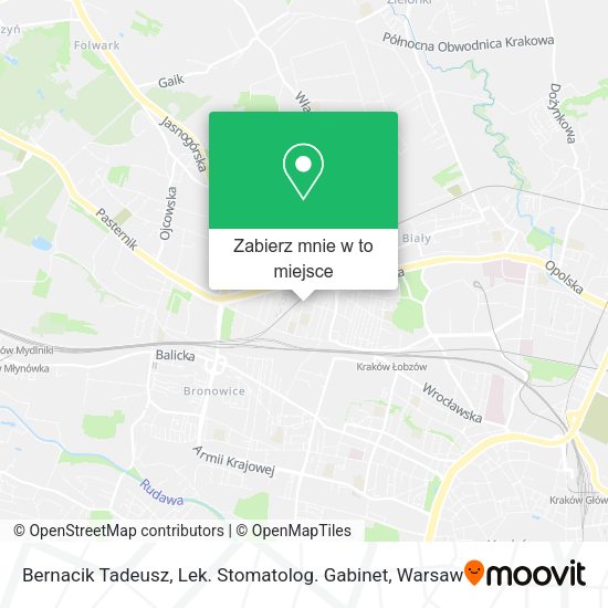 Mapa Bernacik Tadeusz, Lek. Stomatolog. Gabinet