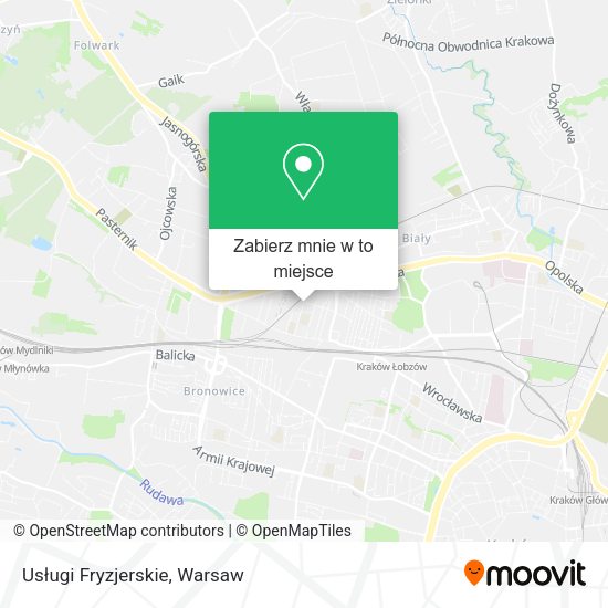 Mapa Usługi Fryzjerskie