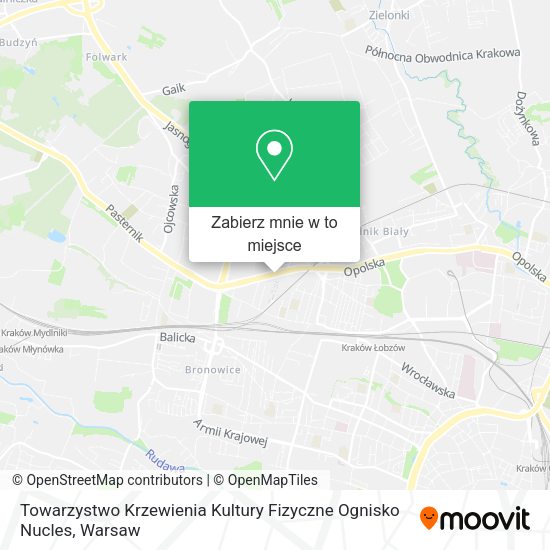 Mapa Towarzystwo Krzewienia Kultury Fizyczne Ognisko Nucles