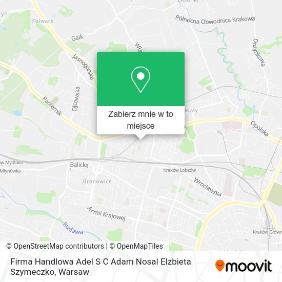 Mapa Firma Handlowa Adel S C Adam Nosal Elzbieta Szymeczko