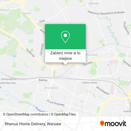 Mapa Rhenus Home Delivery