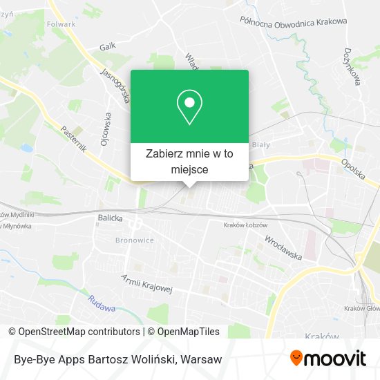 Mapa Bye-Bye Apps Bartosz Woliński