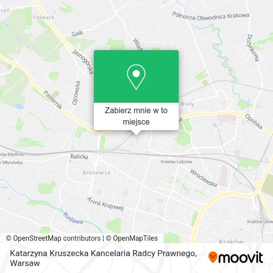 Mapa Katarzyna Kruszecka Kancelaria Radcy Prawnego