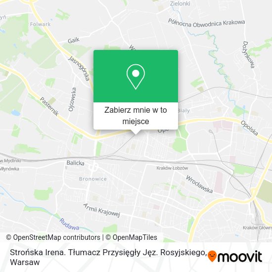 Mapa Strońska Irena. Tłumacz Przysięgły Jęz. Rosyjskiego